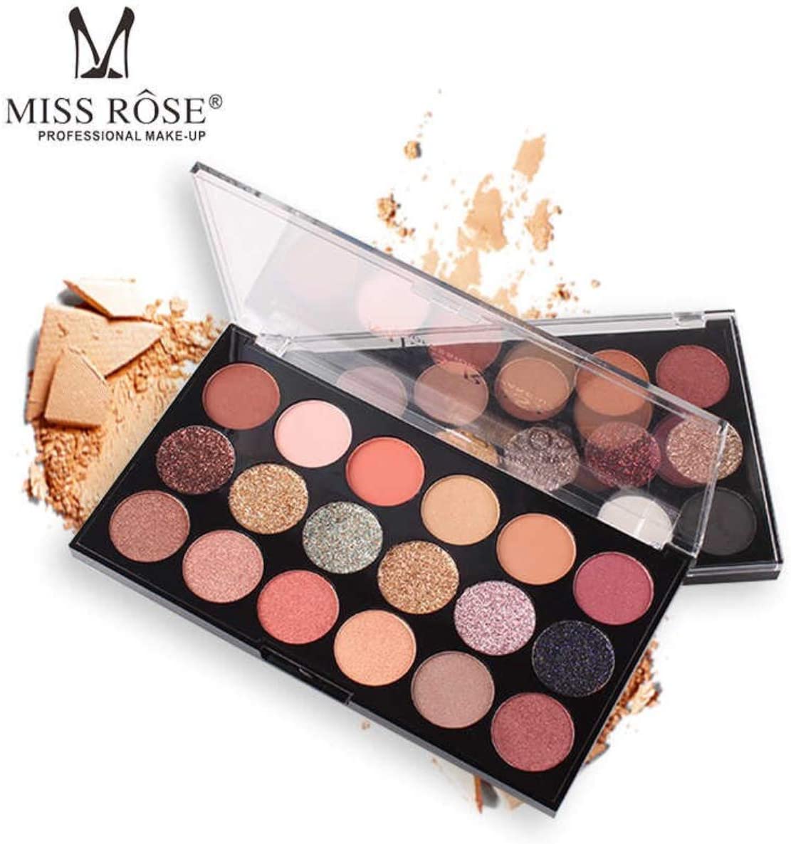 Buy Miss Rose 18 Color Matte Shimmer Eyeshadow Palette In Pakistan