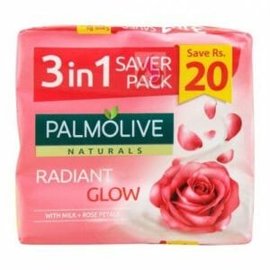 Buy Palmolive 3 In One Radiant Glow Soap 145g in Pakistan |HGS