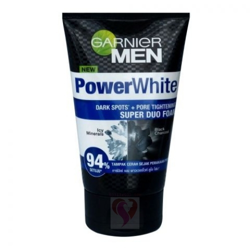 Buy Garnier Men Power White Dark Super Duo Foam-100ml in Pak