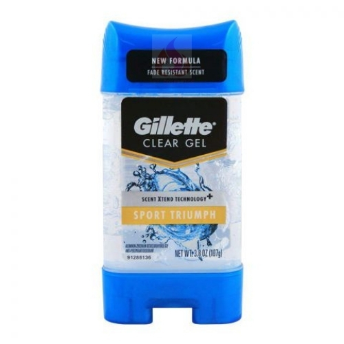 Buy Gillette Men Clear Gel Sport Triumph Deodorant 107g in Pak