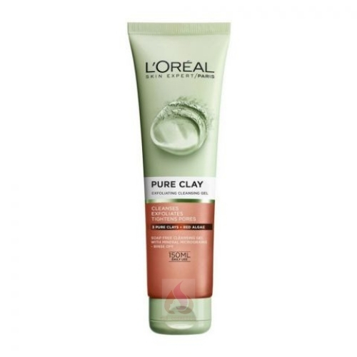 L'Oréal Pure Clay Red Algae Exfoliating Gel Wash 150ml