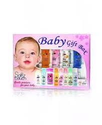 Buy Soft Touch Baby Gift Box Large 8Items in Pakistan|HGS