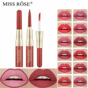 Buy Miss Rose 2 in 1 Matte lip gloss + liner in Pakistan|HGS