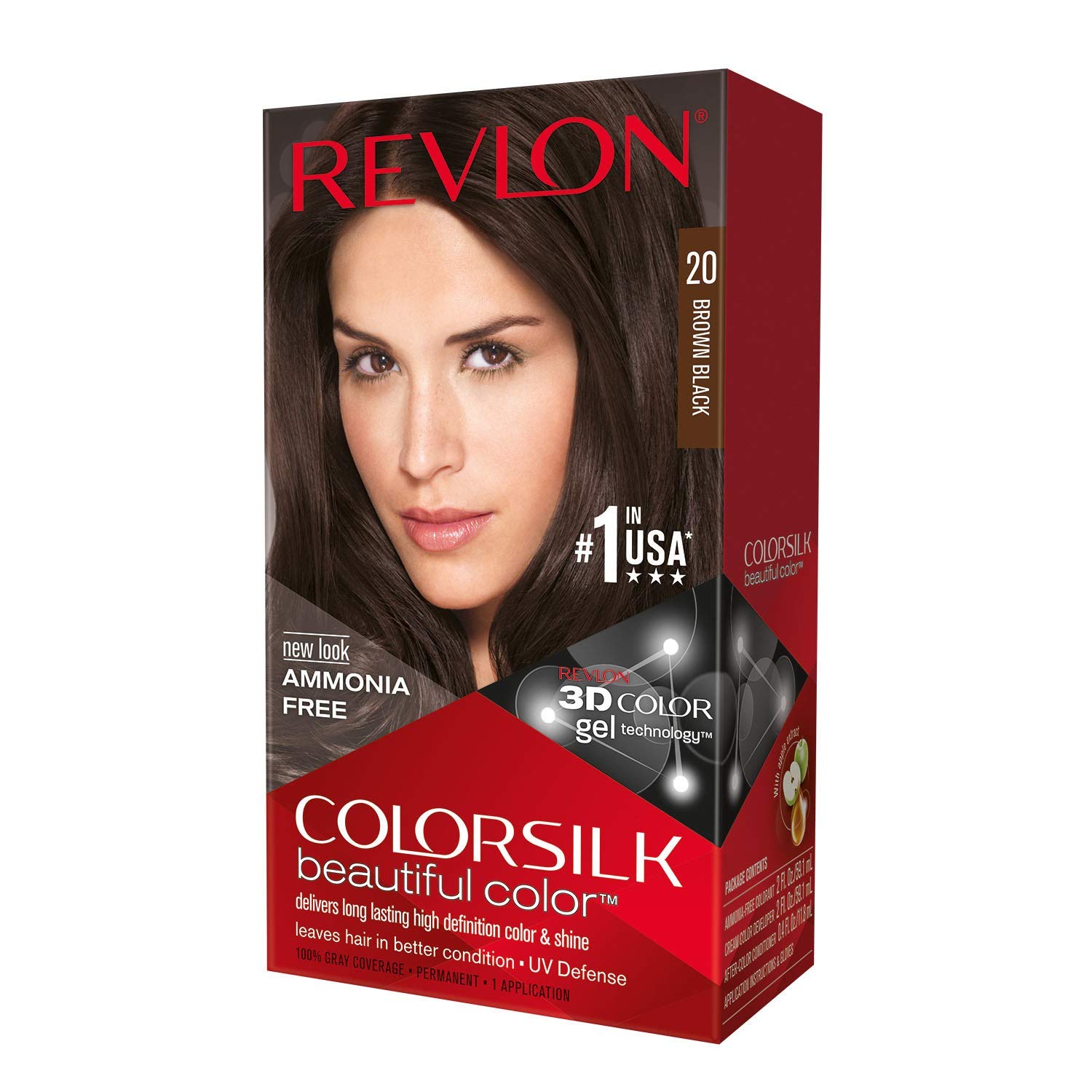 Buy Revlon Color CreamSilk Hair Color Cream 20 Brown Black In Pakistan