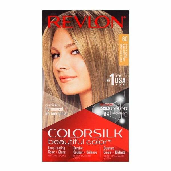 Buy Revlon Color CreamSilk Hair Color Cream 60 Dark Ash Blonde in Pakistan