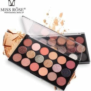 Buy Miss Rose 18 Color-Matte Shimmer Eyeshadow Palette in Pak