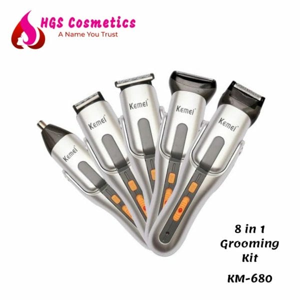 Kemei Km 8 In 1 Grooming Kit - 680