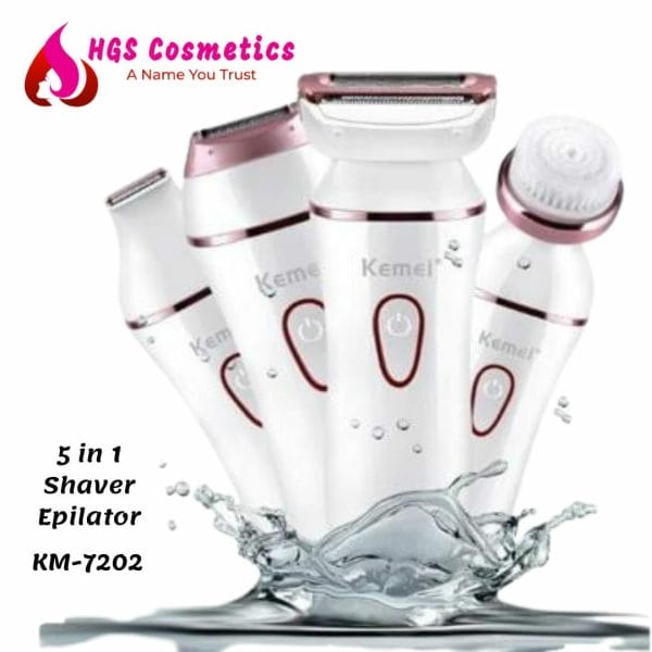 Kemei Km 5 In 1 Shaver Epilator - 7202