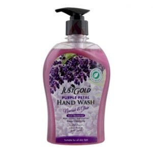 Just Gold Purple Petal Hand Wash Anti - Bacterial- 500ml