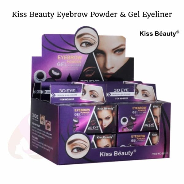 Kiss Beauty 3D Eye Eyebrow And Gel Eyeliner