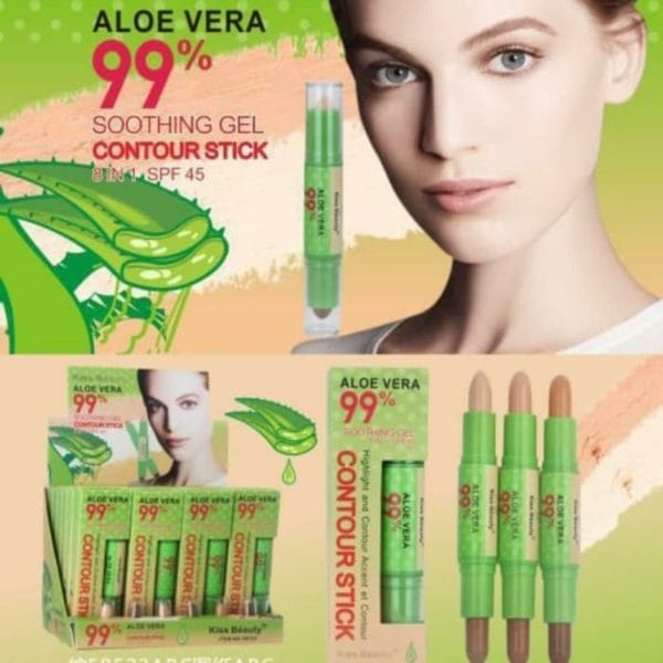 Kiss Beauty Aloevera Two In One Contour Makeup Stick