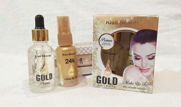 Kiss Beauty 2 In 1 24K Gold Primer & Makeup Fixer Spray