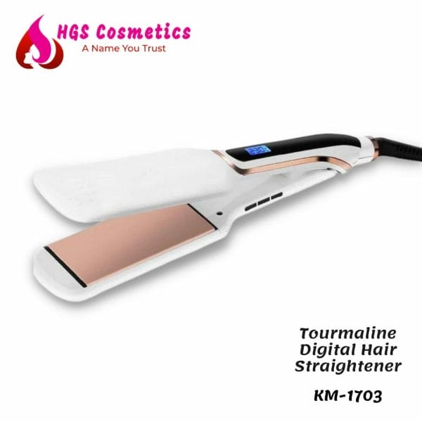 Kemei Km Tourmaline Digital Hair Straightener - 1703