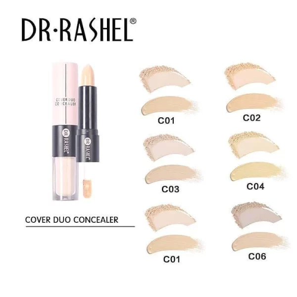 Dr Rashel Cover Duo Concealer 2 In 1 Matte Stick & Illuminating Liquid