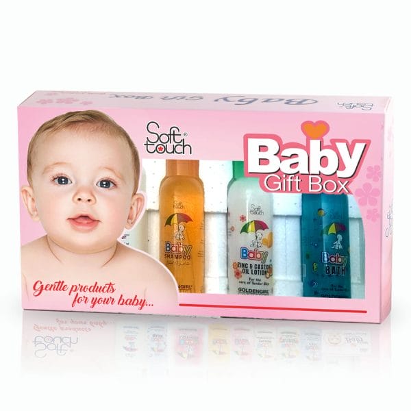 Soft Touch Baby Gift Box Small - 4 Items