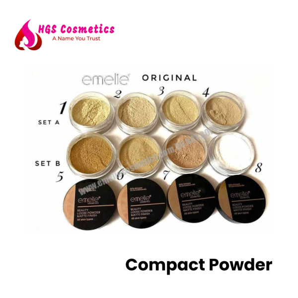 Emelie Beauty Loose Powder Matte Finish