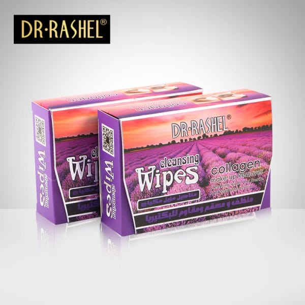 Dr Rashel Lavender Collagen Make Up Cleansing Wipes