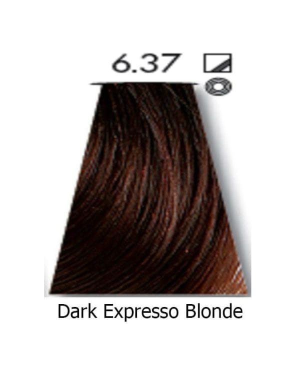 Keune Hair Color Dark Espresso Blonde (Gold Violet) - 6.37