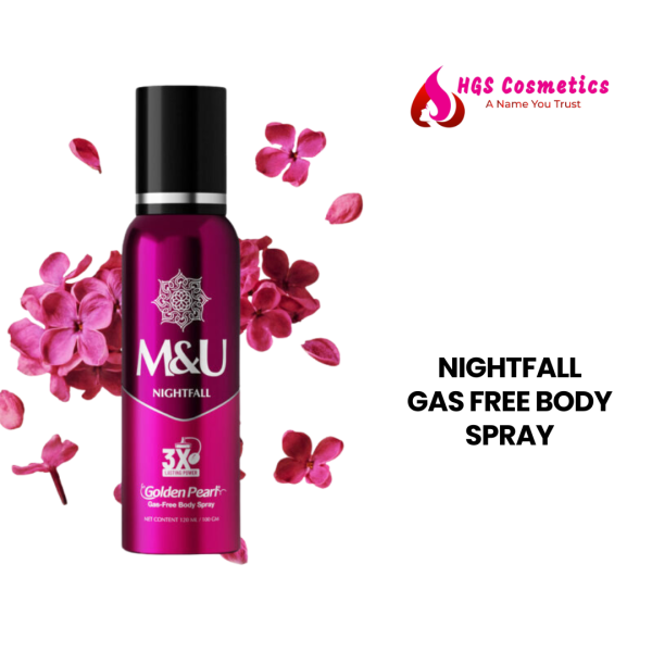 Golden Pearl Nightfall Gas Free Body Spray