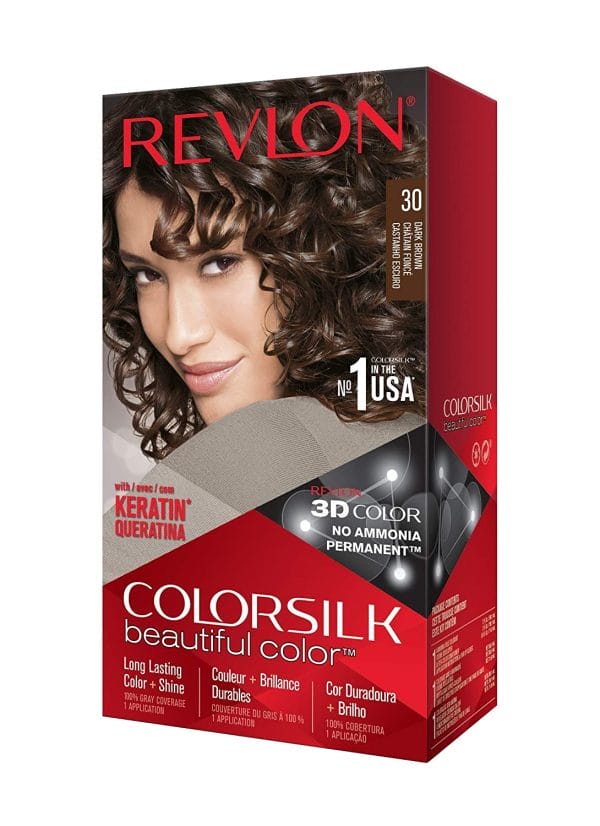 Revlon ColorSilk Hair Color Dark Brown - 30
