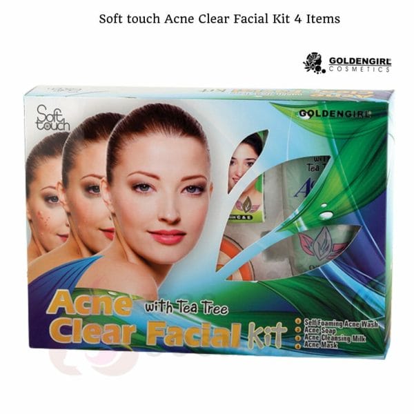 Golden Girl Acne Clear Facial Kit - 4 Items