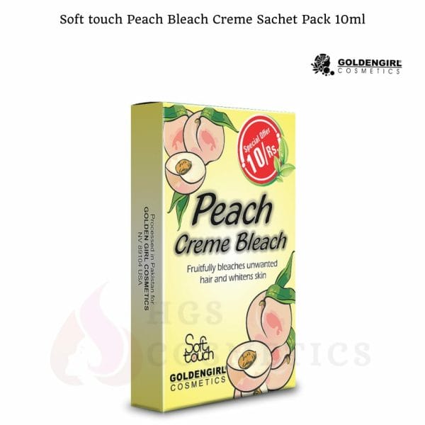 Golden Girl Peach Bleach Creme Sachet Pack - 10ml