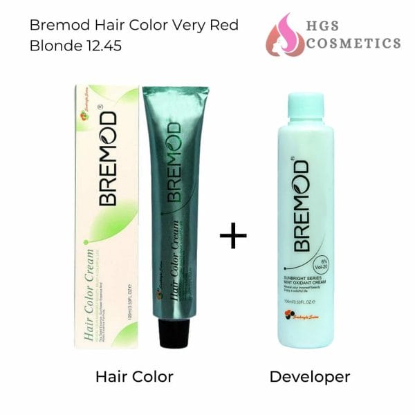 Bremod Hair Color Very Red Blonde Hair Color 12.45