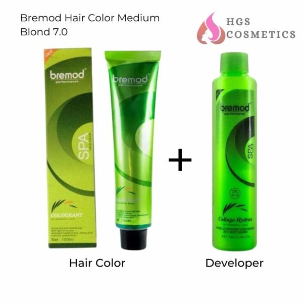 Bremod Hair Color Medium Blond 7.0