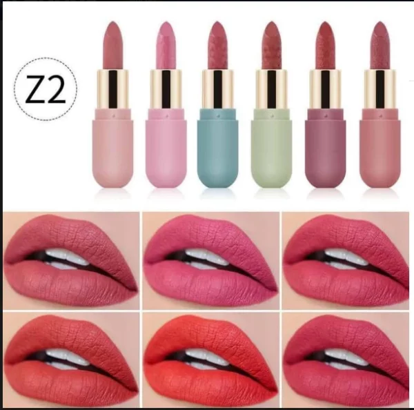 Missrose 6 Color Morandi Lipstick
